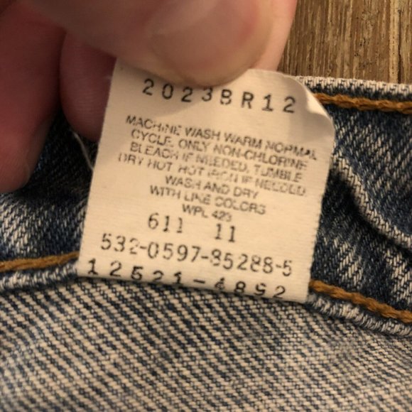Levi’s 512 Slim Fit Tapered Leg Women’s Jeans Medium 1997 - Picture 8 of 11
